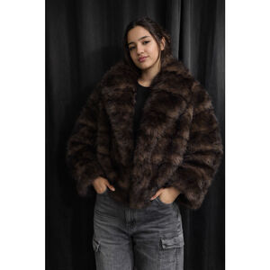 Greenmink Faux Fur Sable Ming Faux Fur So Chic Coat L/XL